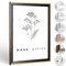 Haak Bilderrahmen schmal RICO 21 X 29,7 cm (DIN A4) Schwarz Gold glänzend Rahmen für Poster Puzzle Bilder Elegant
