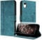 JayModCase Compatible with iPhone XR (6.1 Inch) Case, Premium Leather Flip Wallet Cover with [1 Screen Protector] Card Holder Magnetic Closure Stand Function for iPhone XR (Green)