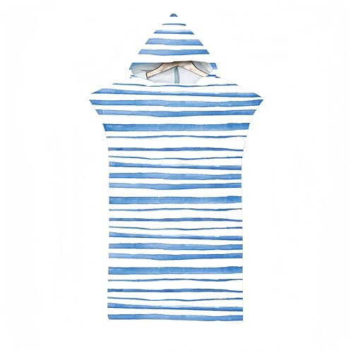 Proumhang Changement Peignoir de Bain Changing Towel, Serviette de Poncho de Surf avec Capuche Serviette de Bain à Capuche Adulte Serviette de Plage Adulte imprimé Taille Unique-Mode 13 75 x 110cm