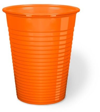 200 Bicchieri Plastica Usa e Getta Colorati (200 ml) Bicchieri Monouso per Acqua e Bibite Varie, Made in Italy Idonei al Contatto Alimentare, Ideali per Feste ed Eventi