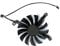 CF1015U12S 1X95MM 2X87MM RX 6700XT 6750XT GPU Fan For 309 RX 6700 XT 12GO graphics card Fan(Gold)