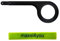 Hebie Fahrrad Kettenschutz 317 Ø 180 mm 350-450 mm 38 Zähne Schwarz/Matt/Gänzend Schwarz/Glänzend inkl. maxxi4you Reflexband