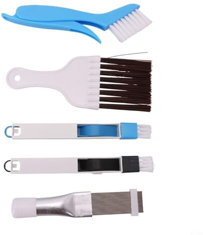 Kit de 5 brosses efficaces pour nettoyer les climatiseurs et les réfrigérateurs