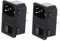 HYTROVE 2Pcs Power Module Connectors Inlet Power Socket for Vehicle Supply Professional Plug Sockets Easy Installation Durable Design for Lighting Power Devices
