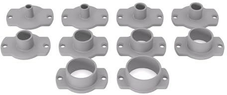 PRIWAS Kopierhülsen-Set passend für Trend T-Modelle | Kopierringe passend für Trend Oberfräsen (Set 2: Ø10/12/16/17/20/24/27/30/35/40 mm)