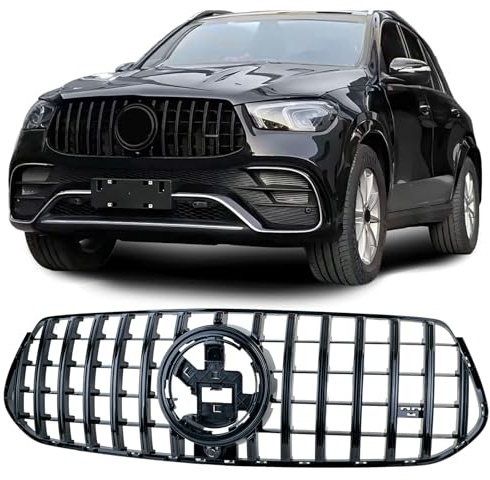 Sport Kühlergrill Schwarz Glanz für Mercedes GLE V167 Coupe C167 18-23 mit AMG