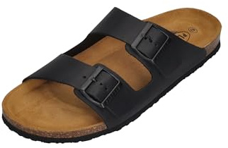 PLAKTON Herren Pantoletten BARNA 175857 negro dakota