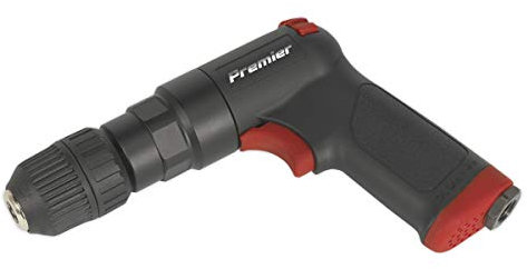 Sealey Sa620 Air Pistol Drill with 10Mm Keyless Chuck Composite Premier
