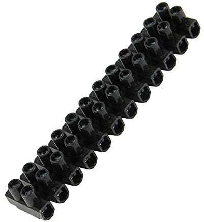 REV Lüsterklemme, Dosenklemmen 12-polig, 0,5-4,0mm², teilbar, schwarz