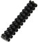 REV Lüsterklemme, Dosenklemmen 10 Stück 12-polig, 0,5-4,0mm², teilbar, schwarz