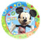 Accessori festa compleanno Mickey Mouse Piatti Piani in carta 23Cm conf 10 pz