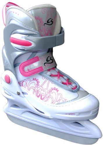 Cox Swain größenverstellbare Kinder Schlittschuhe Laura Gr. XS bis L, Colour: Light pink, Size: L (38-41)