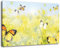 Schmetterlinge auf Blumenwiese Format:60x40 cm Bild auf Leinwand bespannt, riesige XXL Bilder komplett und fertig gerahmt mit Keilrahmen, Kunstdruck auf Wand Bild mit Rahmen, günstiger als Gemälde oder Bild, kein Poster oder Plakat