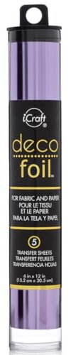 Thermoweb Deco Folie Transfer Blatt 6 x 12-inch-Lilac, andere, Mehrfarbig
