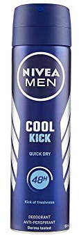 Nivea Men Cool Kick Deodorant Spray 48H 150 ml