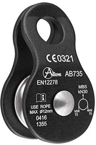 Aliens Unisex Erwachsene Spiralkabel 4 mm mit Einer Mini-Arabische Schraube kletterzubehör