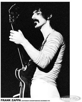 FRANK ZAPPA – Live in Amsterdam 1970 – 59,5 x 84 cm zeigt/Poster