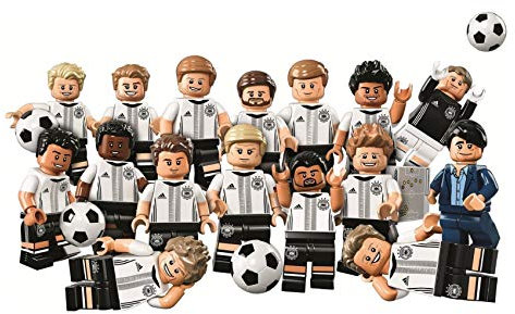 Lego 61025 mit 71014 minifiguren Display 60 Sammelfiguren Fußball DFB ungeöffnet