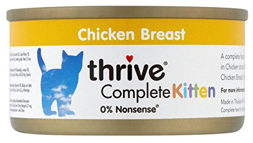 Gedeihen Komplette Katzenfutter Mit Huhn 75G (Packung mit 4)