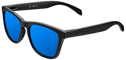 Northweek Regular Jibe - Gafas de Sol para Hombre y Mujer, Polarizadas, Negro/Azul