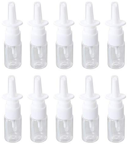 Artibetter 10 Stücke Leere Nasenspray Flasche Nachfüllbare Zerstäuber Sprühflasche Braunglas für Make-Up Wasser Parfüm Ätherische Öle 10 ml