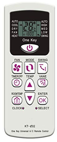 Mando a distancia universal para aire acondicionado KT-E02