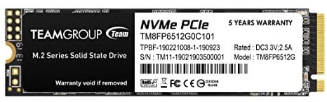 TEAMGROUP Team MP33 M.2 512GB PCIe G3x4 2280, TM8FP6512G0C101
