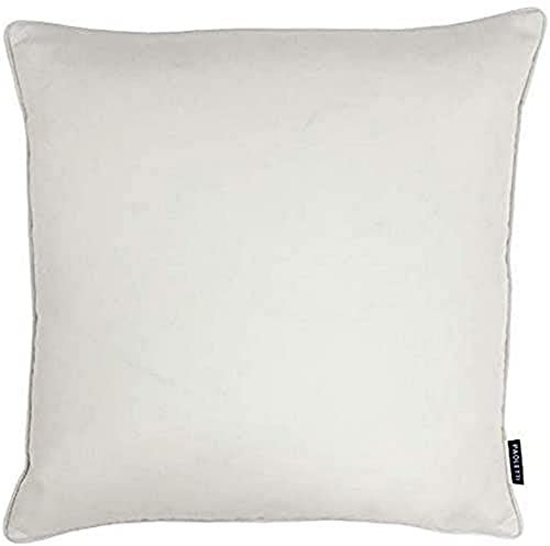 Riva Home Eclipse Polyester Filled Cushion, Ivory, 45 x 45cm (18 x 18)