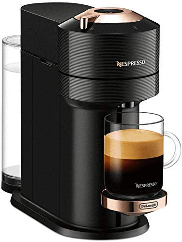 DeLonghi Coffee Maker Espresso DeLonghi Nespresso Vertuo Next Premium - Rose Gold Black
