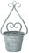 Chic Antique ? bertopf f??r Wand Blumentopf Wandbefestigung Eisen Zink