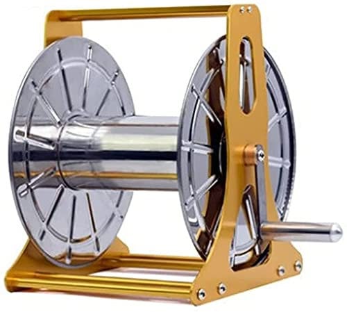 Metall Edelstahlrohr, Wandmontierter Metallgartenschlauch Lagerablage, Gartenarbeit im Freien