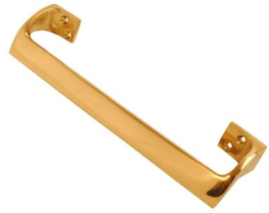VIBE Oval Grip Handle 300mm on Brass Pull Handle on Brass for Internal Doors