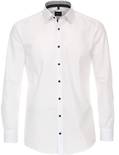 Venti Chemise d'affaires unie - Coupe moderne, blanc neige, 41