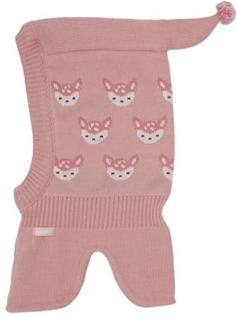 MAXIMO Mädchen Mütze Altrosa/schwarz/pastelllila/rosé 55