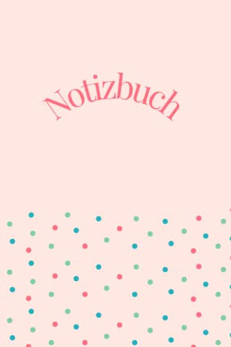 Niedlich Pastell Notizbuch mit 100 linierten Seiten: Tupfen