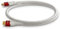 Teufel HDMI-2.0-Rundkabel Highspeed HDMI-Kabel unterstützt alle 2.0-Spezifikationen wie z.B. 4K 50/60p und 4K 3D, Vergoldeter Anschluss (Weiß, 0,75 m)