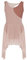 TTAO Gymnastikanzug Kinder Mädchen Ärmellos Eiskunstlauf Kleid Ballettkleid Turnanzug Ballettröckchen Kleid Trikotanzug Training Gymnastikbody Rötlich-braun A 122-128