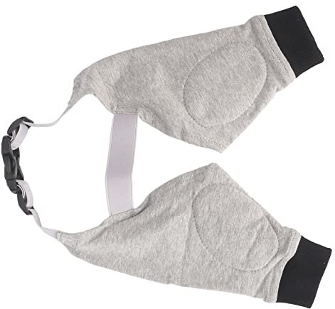 AMONIDA Ellbogenschutz für Hunde, Verstellbar, Warme Vorderbeinschienen für Hunde, für den Winter (XL)