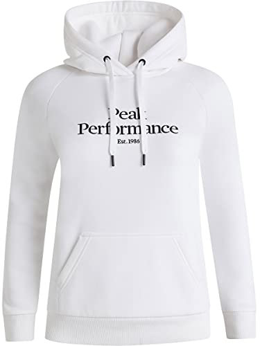 Peak Performance Damen Original Hoodie, Offwhite Black, XS