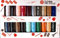 Cucirini Tre Stelle set filo elastico Dama da cucito con 20 bobine nei diversi colori Made in Italy prodotto italiano
