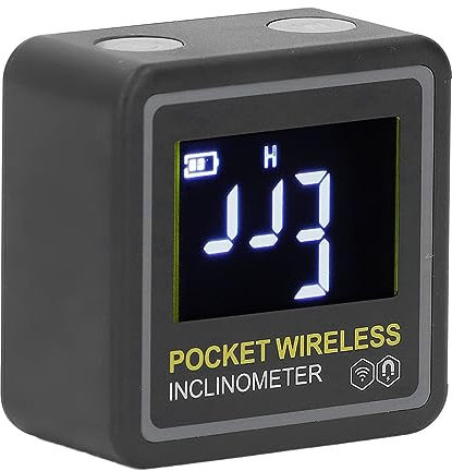 Digitaler Winkelmesser, Winkelmesser, Digitaler Winkelmesser, Magnetisch, Bluetooth, Neigungsmesser, Mini-Digital-Winkelmesser, Neigungsmesser, Magnetisches Winkelmesser Für Tischkreissägen in Der Hol