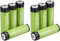 Amazon Basics AA-Batterien, wiederaufladbar, 2000 mAh, vorgeladen, 4 Stück (Packung mit 2)