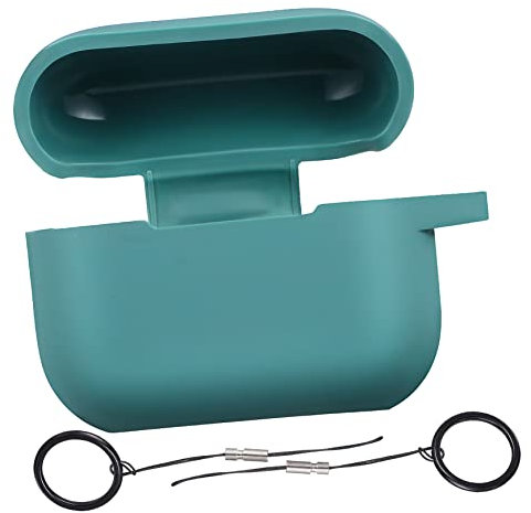 jojofuny Estuche De Silicona para Auriculares Funda Pequeña Correa Antipérdida y Cordón Hebilla De Anilla Compatible Viajar o Uso Diario