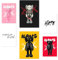 Nacnic 6er-Set Messaggio iconico di Kaws Poster mit Designillustrationen zur Dekoration der Wände Ihres Zuhauses. Räume, Büro, Laden und Geschäft A3 und A4 Rahmenlos