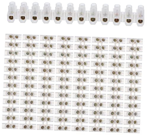 PLAFOPE 10pcs Shaped Terminal Block Wire Connector for Cable Quick Installation High-temperature Resistant Pa Electrical Wiring