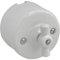 Conmutador de superficie, lazo, porcelana blanca, ideal para control de luces y dispositivos eléctricos en hogares y oficinas.