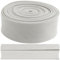 AERZETIX - C77467 - Band, Schrägband, gefaltet Naht 4.5 Meter x 25 mm - 20% Baumwolle und 80% Polyester - Farbe hellgrau