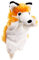 ibasenice Handpuppe Hand Puppet handspielpuppen plushible snugible Pädagogisches Marionette Kröte Babys Puppen mit beweglichem Mund Puppen für Kleinkinder Plüsch Orange