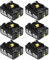 8.0Ah Li-ion Akkus für Makita Akku 18V, Kompatibel mit Makita Akku BL1860B BL1850B BL1840 BL1830 BL1860B BL1815 BL1835 BL1845 BL1850 194205-3 LXT-400 (6 × 8000mAh)