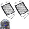 Lot de 2 filets pour casque de moto, double couche, 25 x 30 cm, filet à bagages, vélo, moto et sac à dos, support de casque avec 4 crochets pour casques, vêtements et autres objets